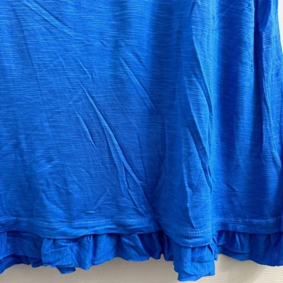 Style & Co petite blue short sleeve top - Picture 4 of 6